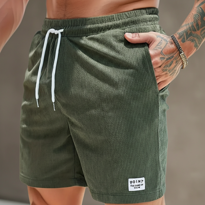 Bermudas Hombre de Canalé Cintura Elástica y Cordón - Mavetta