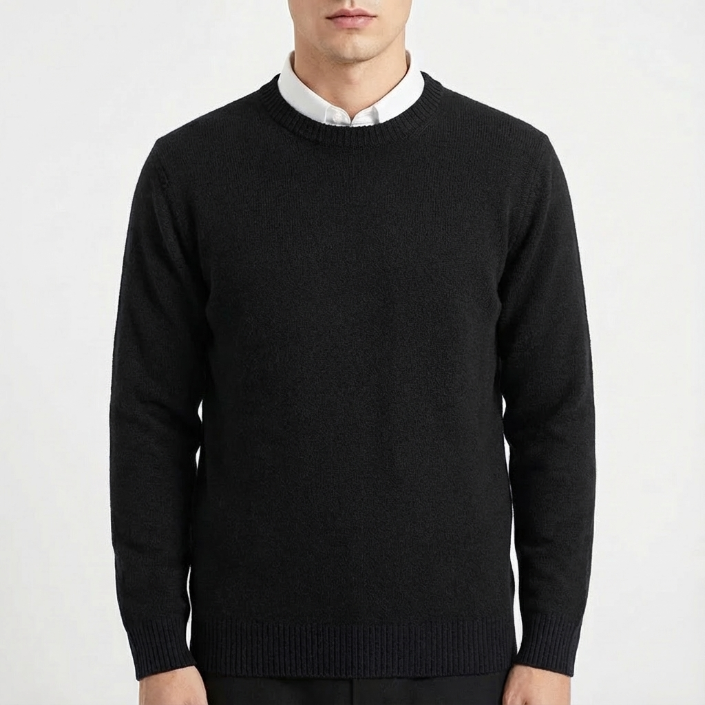 Jersey Hombre Cuello Redondo Ajuste Clásico
