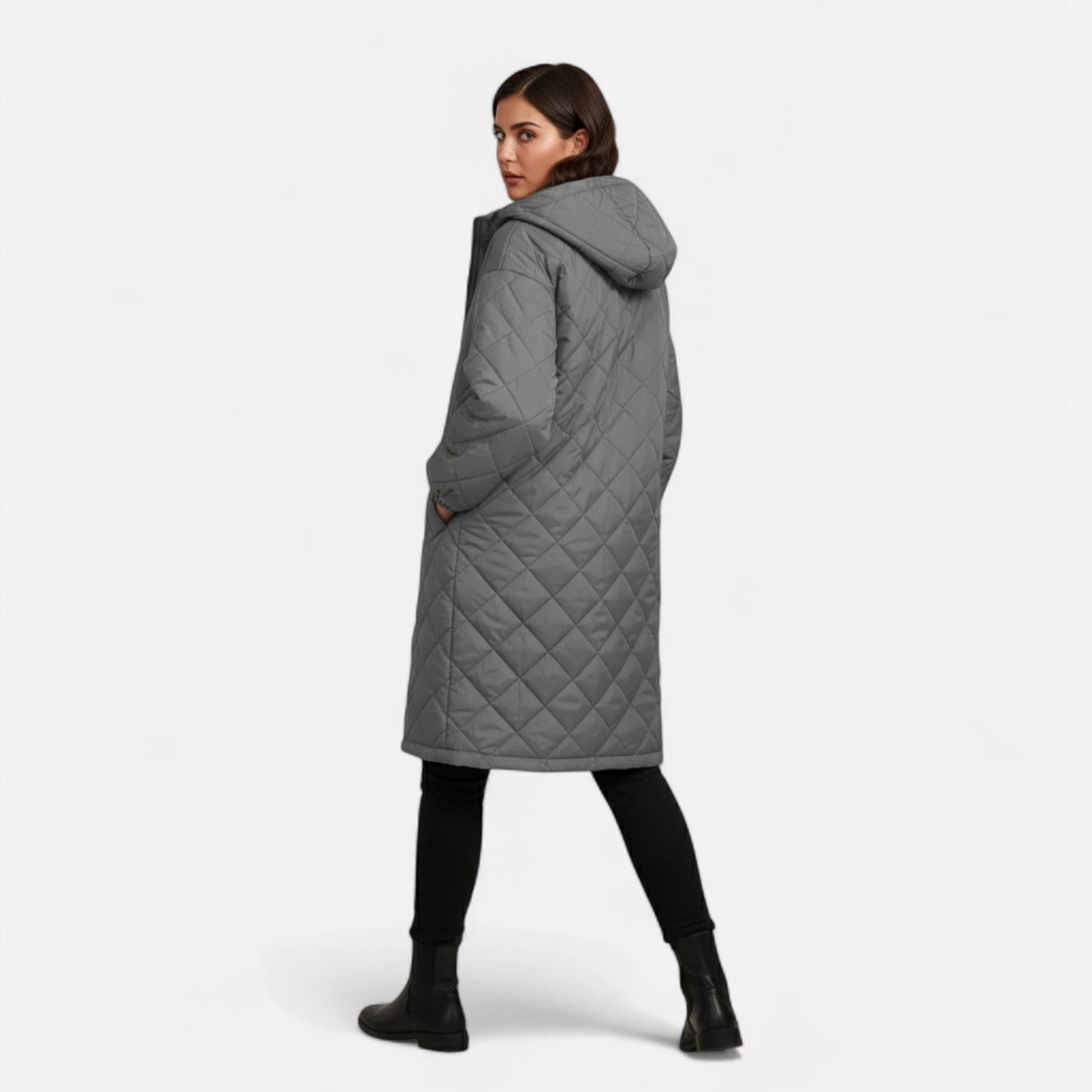 Chaqueta Acolchada Mujer Tallas Grandes Ajuste Comodo