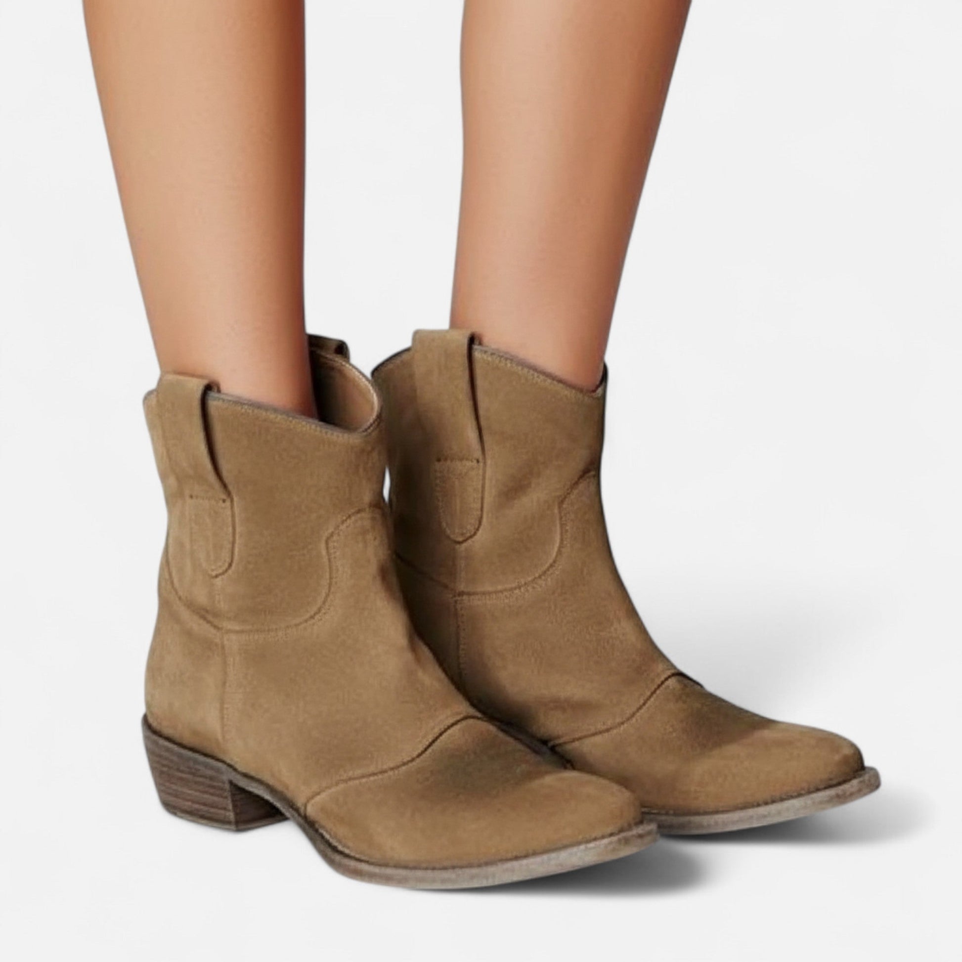 Botines Mujer Invierno Tacón Cuadrado - Mavetta