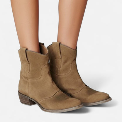 Botines Mujer Invierno Tacón Cuadrado - Mavetta