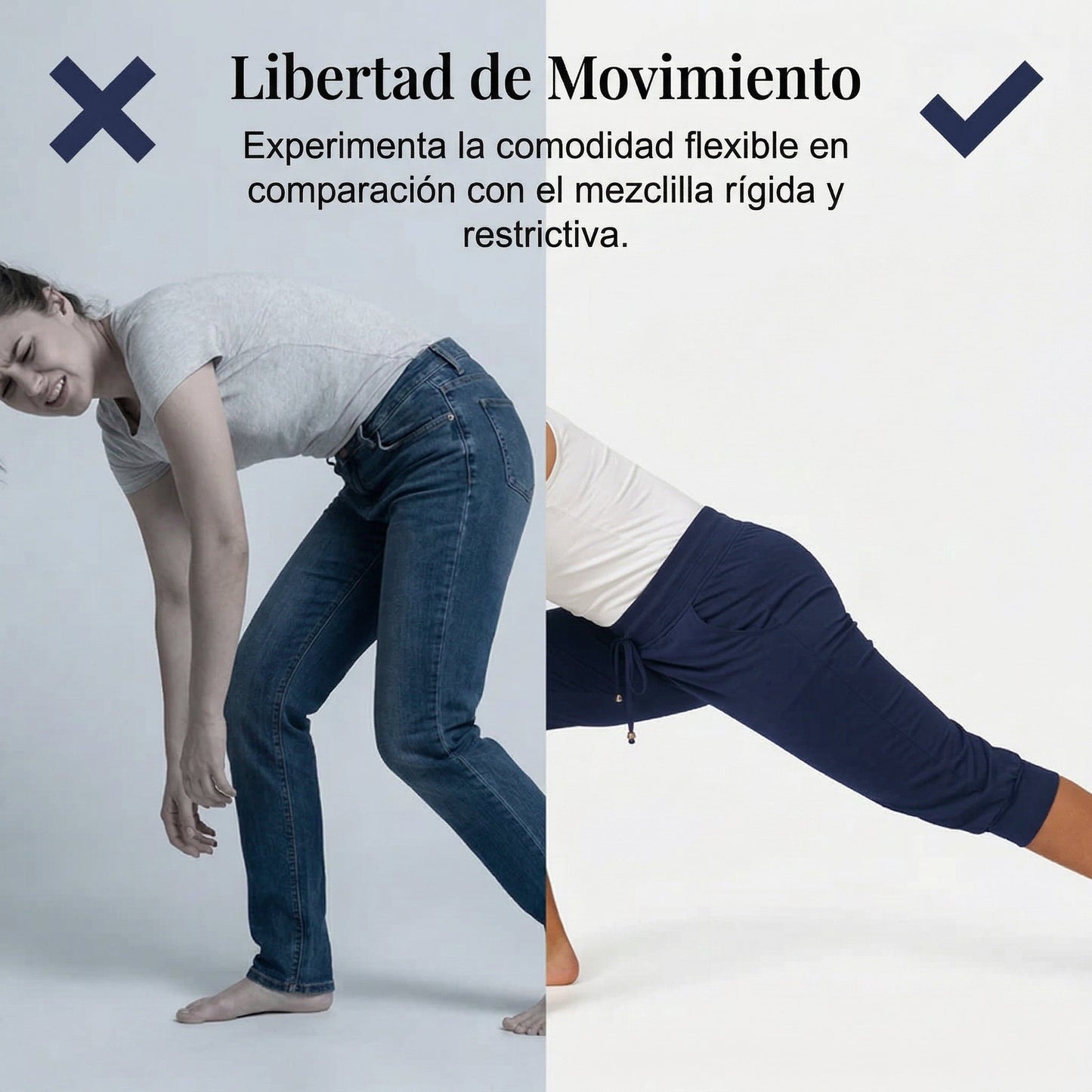 Pantalones Capri Mujer con Cordón en Cintura Ajustable