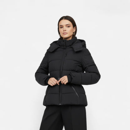 Chaqueta Acolchada Mujer Cintura Entallada