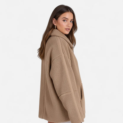 Chaqueta Invierno Mujer Corte Estructurado Cremallera
