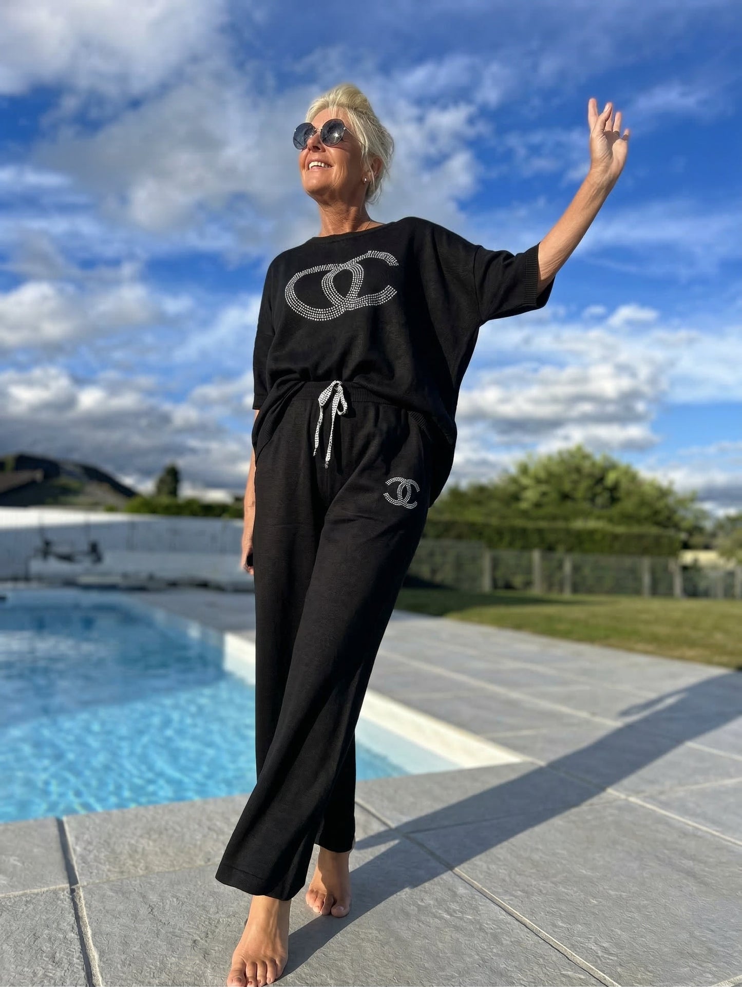 Conjunto Mujer de y Pantalón Holgado