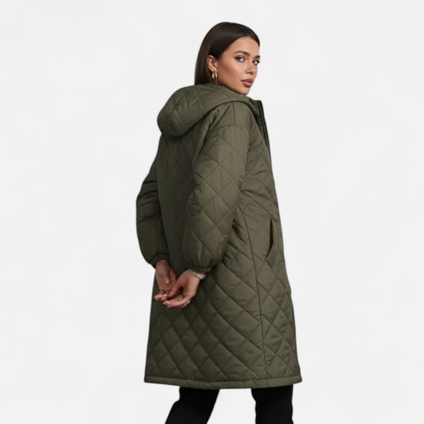 Chaqueta Acolchada Mujer Tallas Grandes Ajuste Comodo