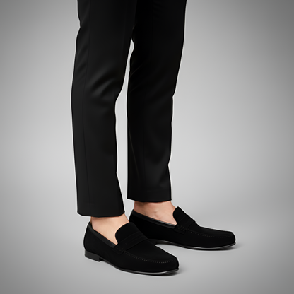 Mocasines Hombre de Gamuza Slip-On Suela Ligera