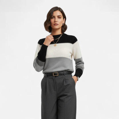 Jersey Mujer Cuello Alto Ajuste Clásico