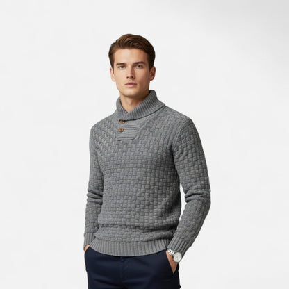 Jersey Hombre Termico Invierno Cuello Alto