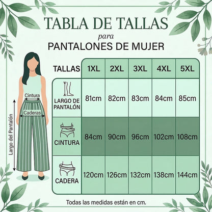 Pantalón Capri Mujer Acanalado Pierna Ancha