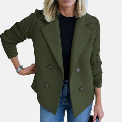 Abrigo mujer de lana invierno elegante