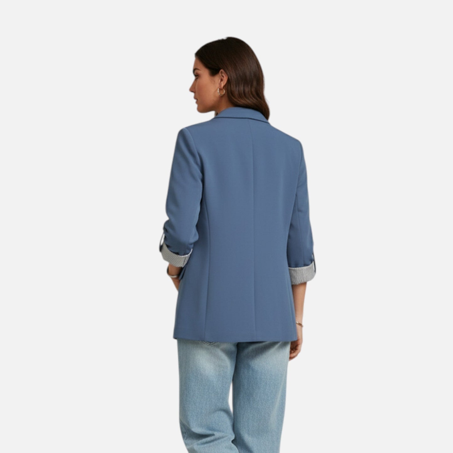 Blazer Mujer de Corte Clásico y Ajuste Regular