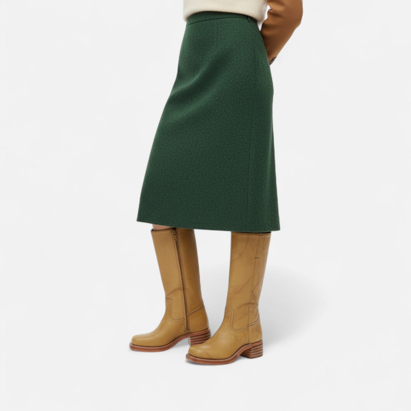 Botas Cowboy Mujer Altas Ajuste Hasta la Rodilla
