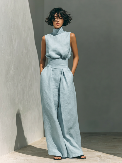 Conjunto Mujer Minimalista Dos Piezas Versátil