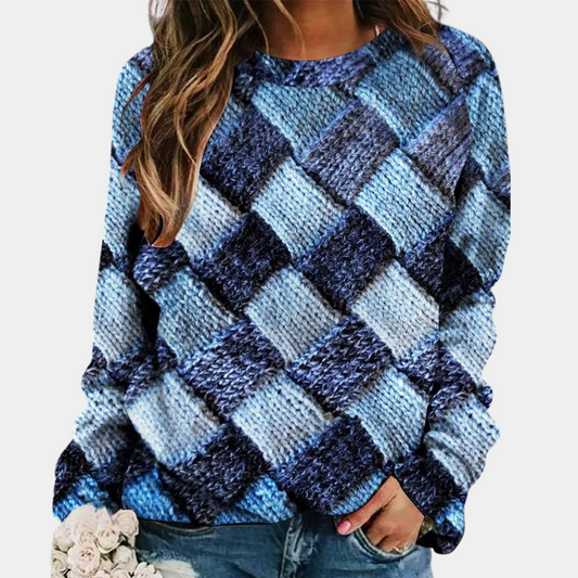 Jersey mujer de punto suave ajuste cómodo - Mavetta