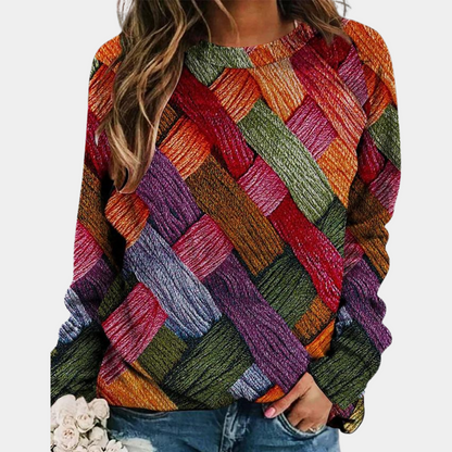 Jersey mujer de punto suave ajuste cómodo