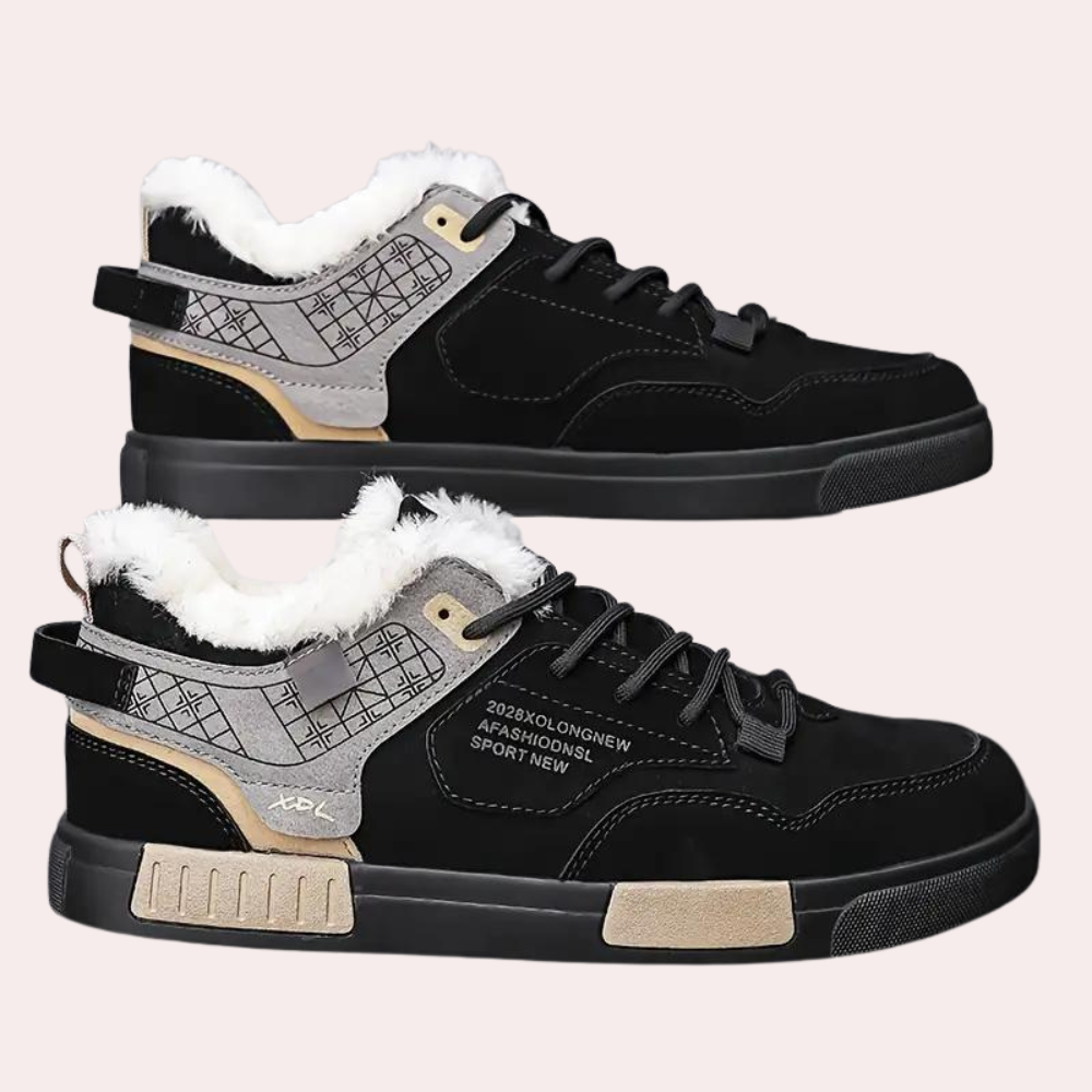 Zapatillas Hombre Invierno con Forro de Felpa Interior