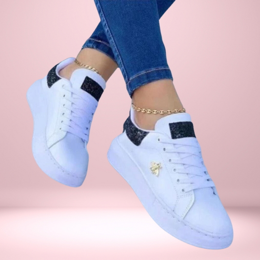 Zapatillas bajas mujer con detalle glitter estilo urbano - Mavetta