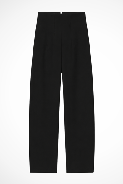 Traje Mujer Blazer Entallado y Pantalón Pata Ancha