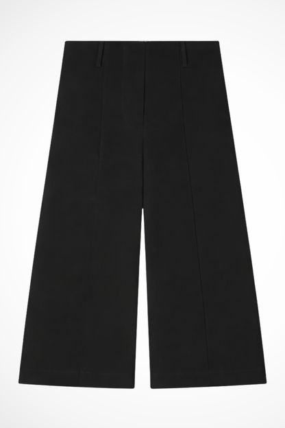 Traje Mujer Blazer Entallado y Pantalón Pata Ancha