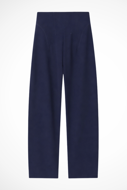 Traje Mujer Blazer Entallado y Pantalón Pata Ancha