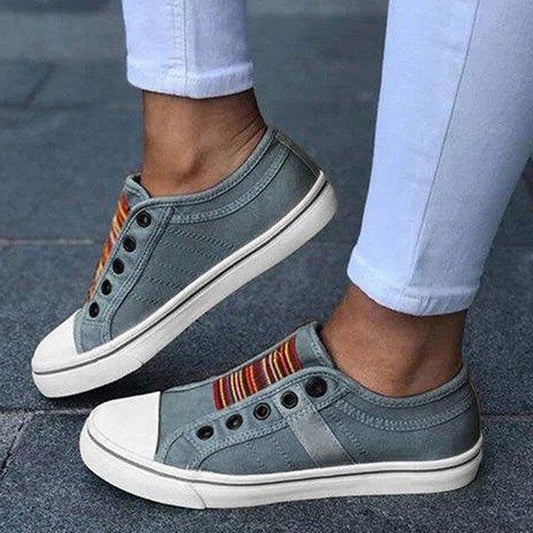 Zapatillas Mujer de Lona Diseño Casual Ajuste Confortable - Mavetta
