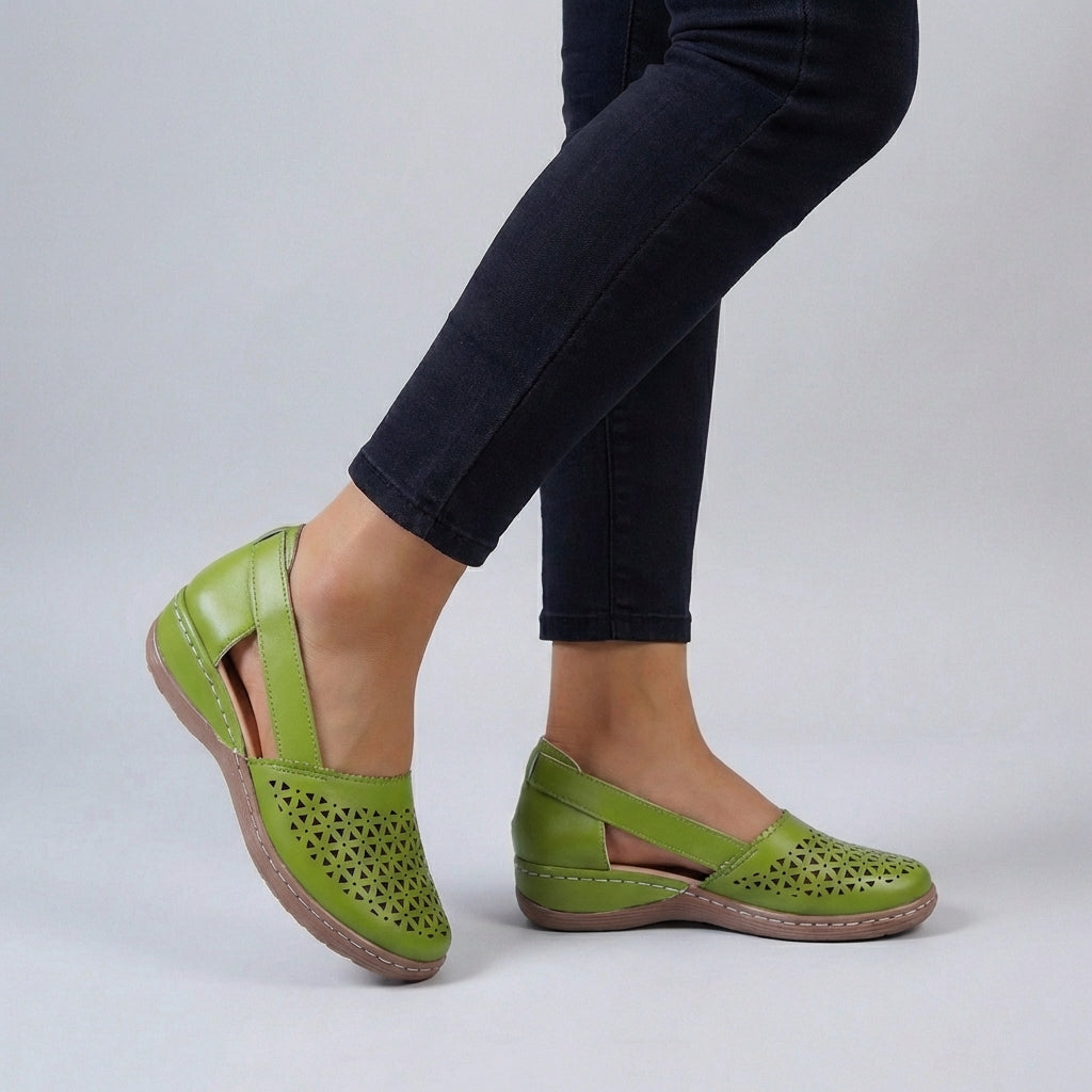 Sandalias Mujer Ortopédicas Confort Diseño Festoneado
