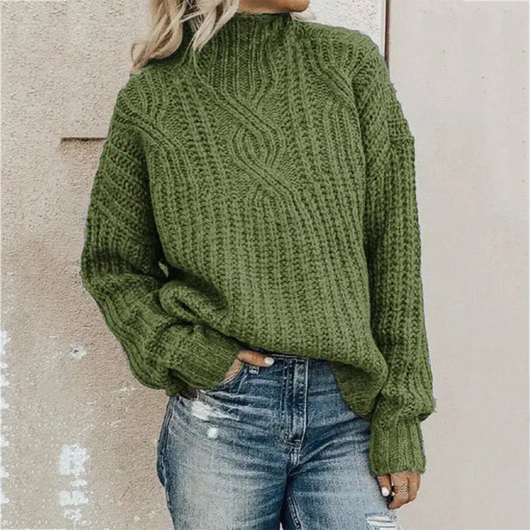 Jersey Mujer de Punto Suave y Acogedor