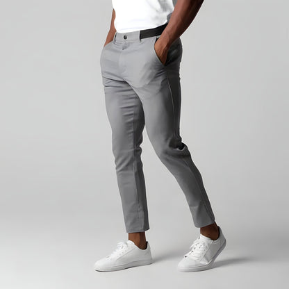 Pantalones chinos hombre elastico comodos corte moderno diario
