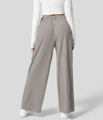 Pantalón Mujer Talle Alto Pernera Ancha