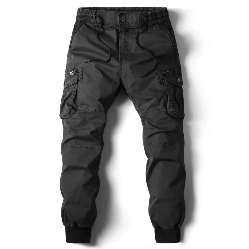 Pantalones Jogger Hombre Cargo Bolsillos Multiples Comodos