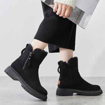 Botas Mujer con Forro de Lana y Cremallera