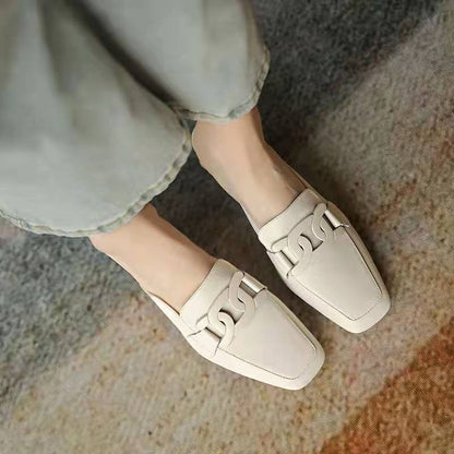 Zapatos Mocasin Mujer Tacón Bajo Diseño Elegante