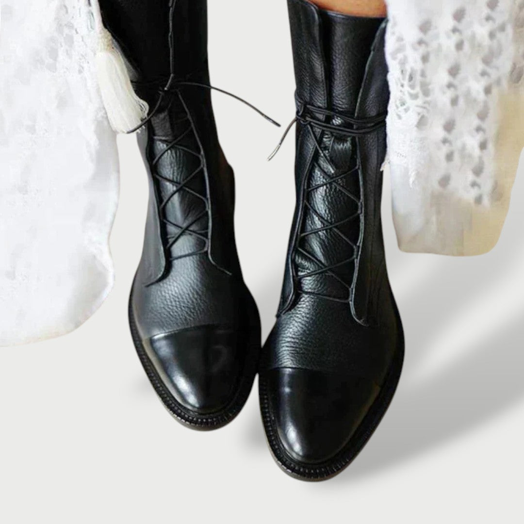 Botas Mujer Estilo Cowboy Vintage Tacón