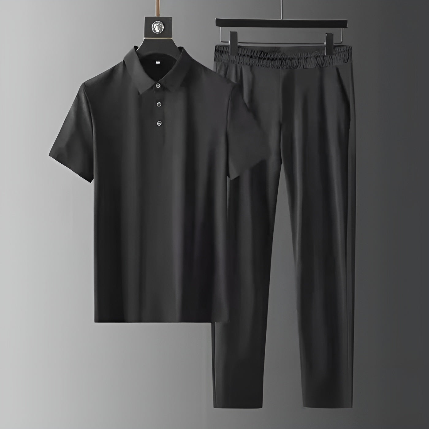 Conjunto Hombre Polo y Pantalón Algodón Cómodo Casual