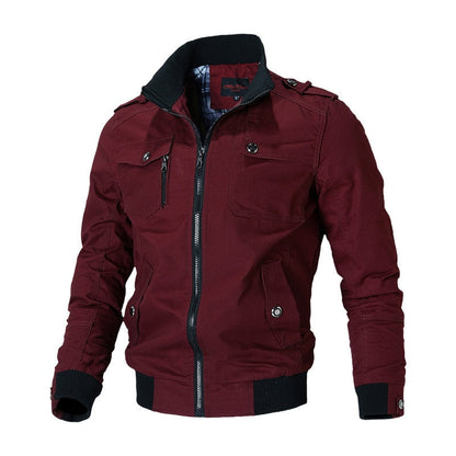 Chaqueta Hombre Otoño Invierno Cuello Alto