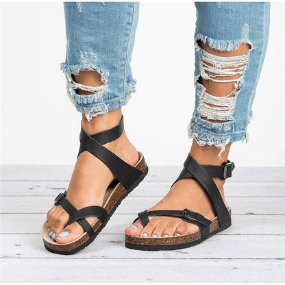 Sandalias Mujer de Cuero Diseño Elegante y Cómodas
