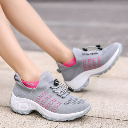 Zapatillas ortopédicas mujer con cierre fácil y soporte ergonómico