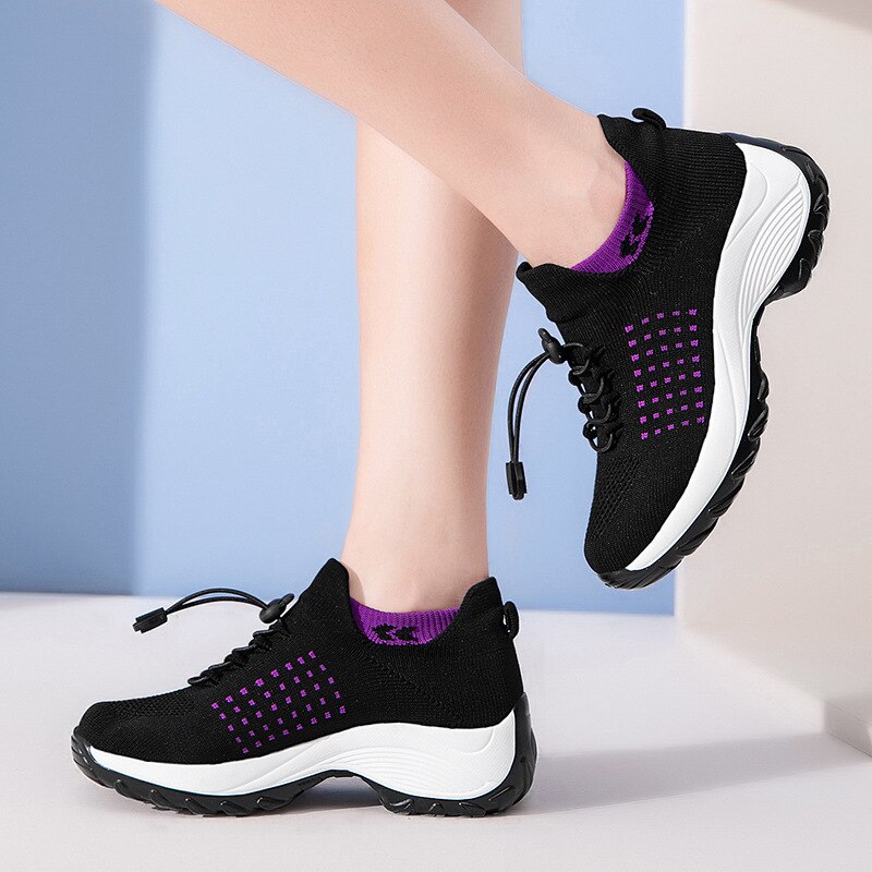 Zapatillas ortopédicas mujer con cierre fácil y soporte ergonómico