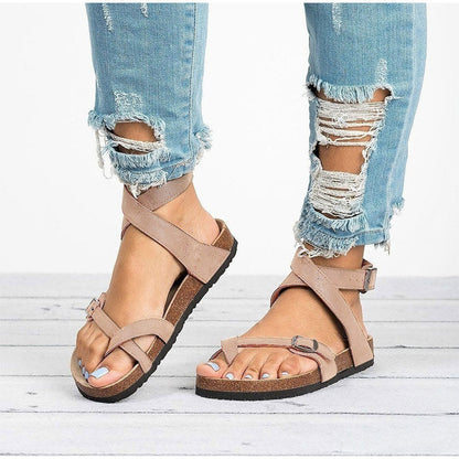 Sandalias Mujer de Cuero Diseño Elegante y Cómodas