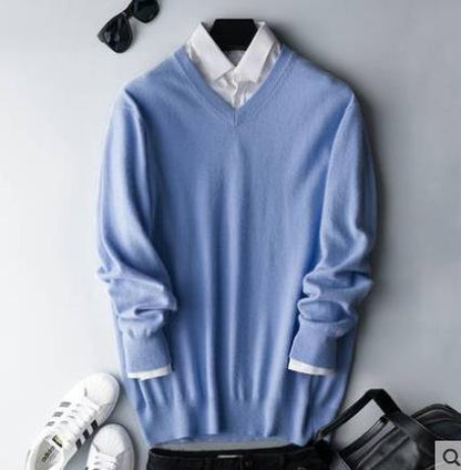Jersey Mujer de Cachemira Suave Cuello Redondo