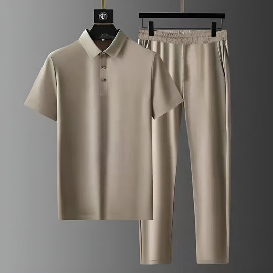 Conjunto Hombre Polo y Pantalón Algodón Cómodo Casual - Mavetta