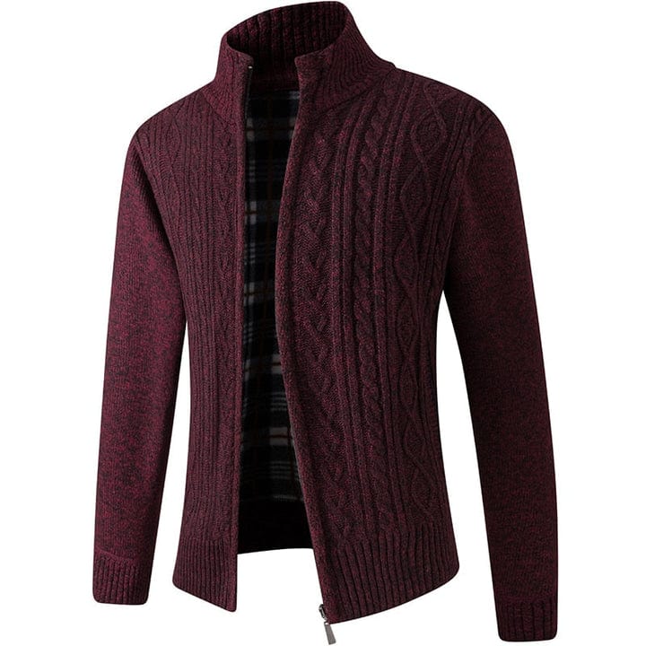 Chaqueta Hombre de Poliéster con Cremallera Ajuste Regular