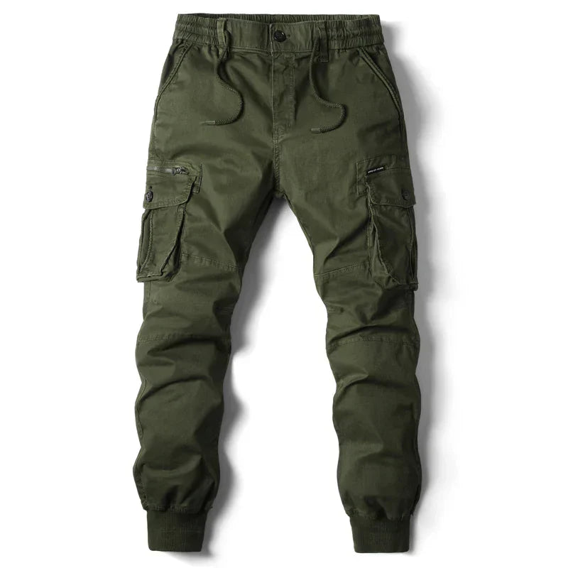 Pantalones Jogger Hombre Cargo Bolsillos Multiples Comodos