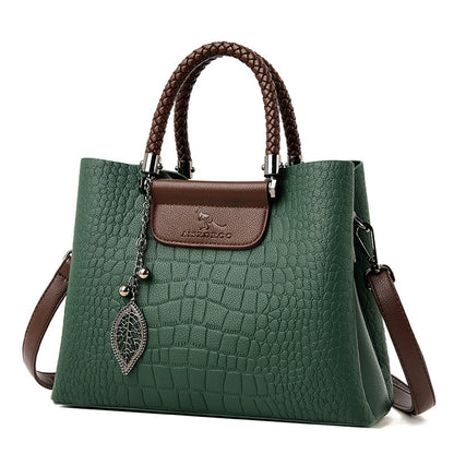 Bolso mujer de cuero con correa ajustable estilo clásico - Mavetta