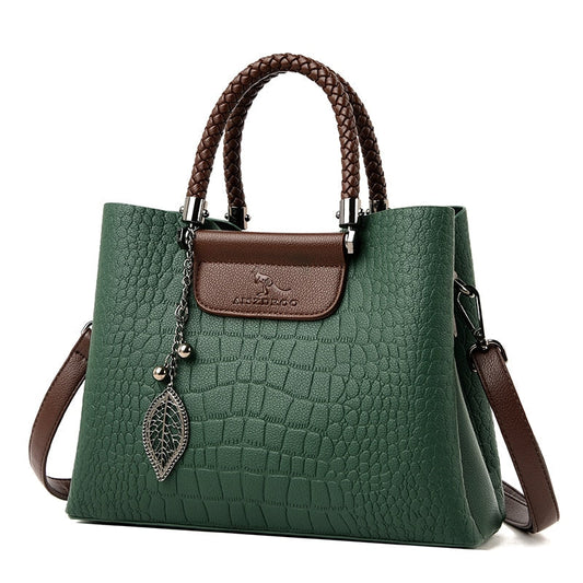 Bolso mujer de cuero con correa ajustable estilo clásico - Mavetta