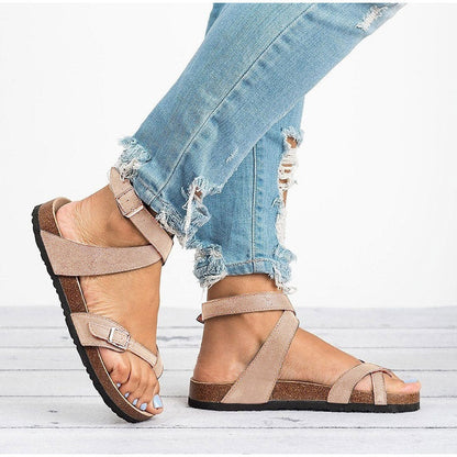 Sandalias Mujer de Cuero Diseño Elegante y Cómodas