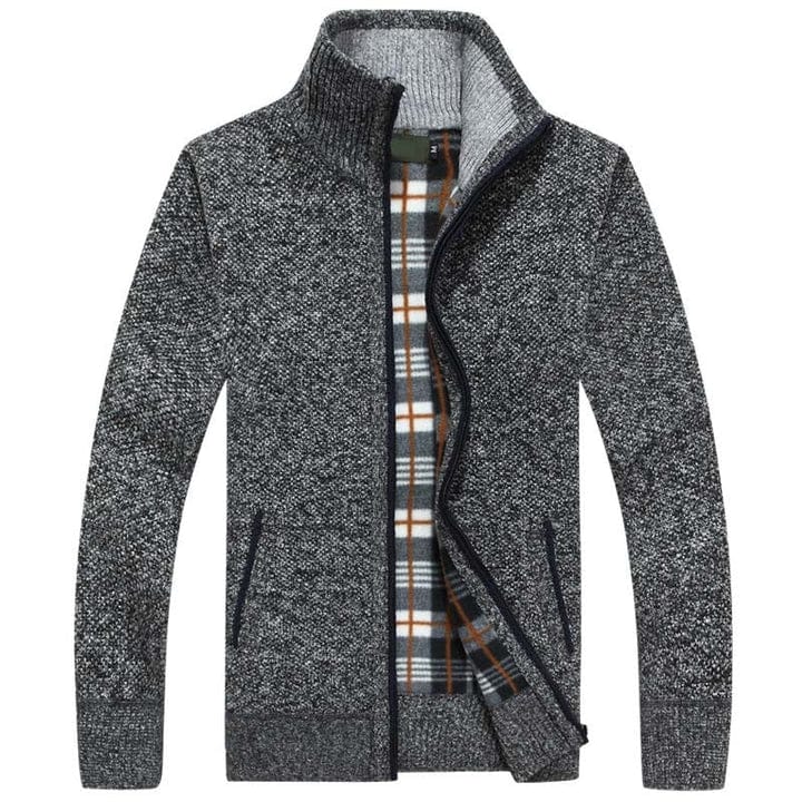 Chaqueta Hombre de Poliéster con Cremallera Ajuste Regular