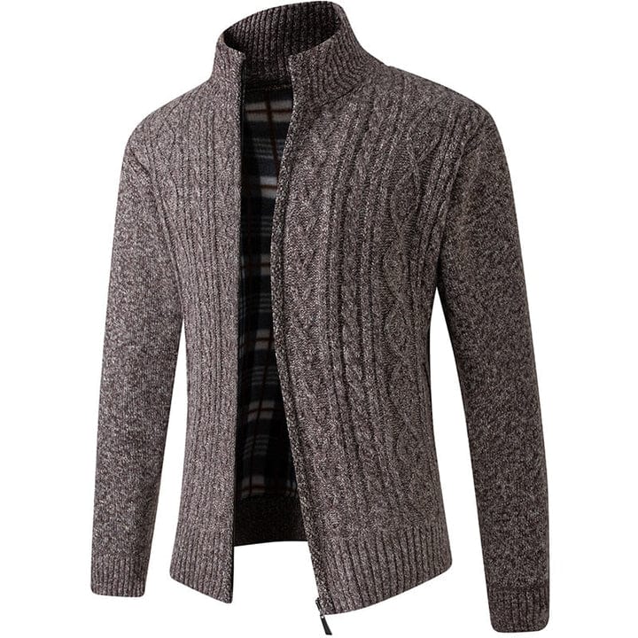 Chaqueta Hombre de Poliéster con Cremallera Ajuste Regular