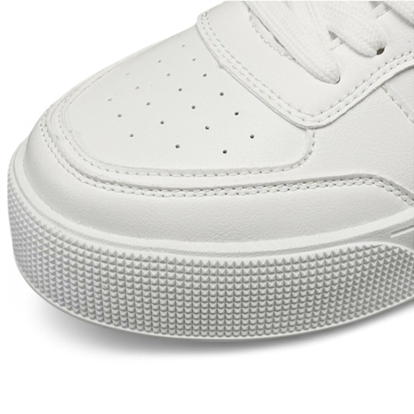 Zapatillas bajas hombre con suela gruesa y acabado liso